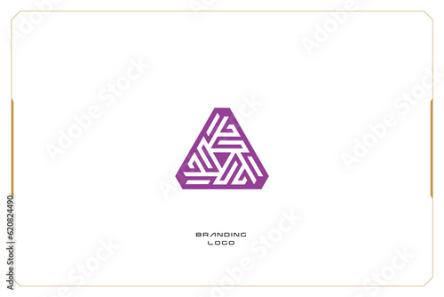 Abstract marketing trading networking vector logo
