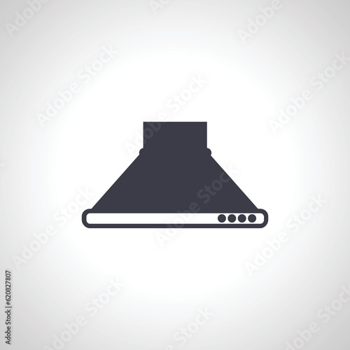 aspirator icon. kitchen extractor hood icon. photo
