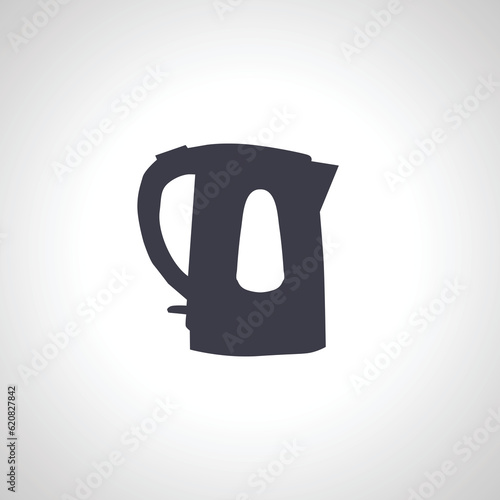 Electric kettle thin line icon. Electric kettle outline icon,