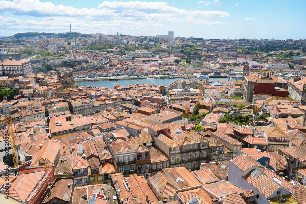 Panoramic view of the city of Porto