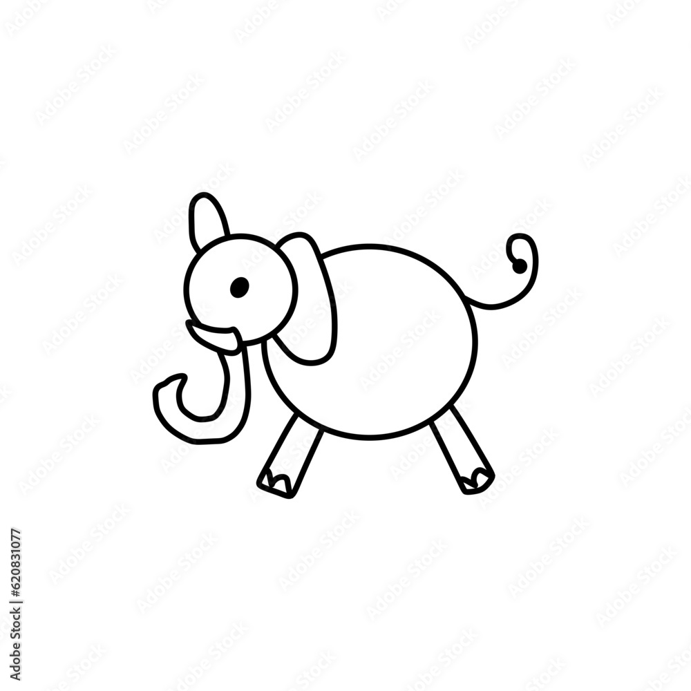 elephant cartoon vector elephant cartoon vector