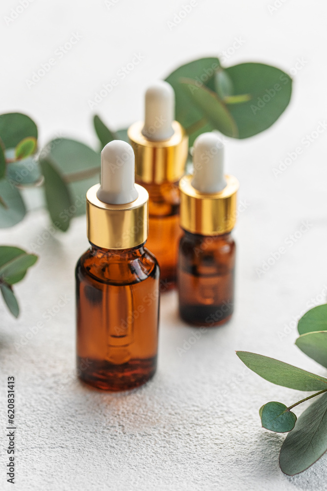 Massage and spa oils with eucalyptus Massage and spa oils with eucalyptus
