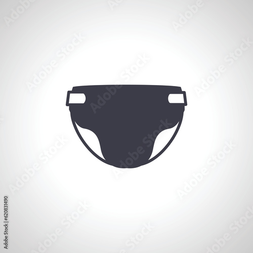 diaper icon, disposable baby nappy icon
