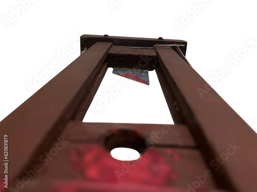 Guillotine from below, transparent png  photo