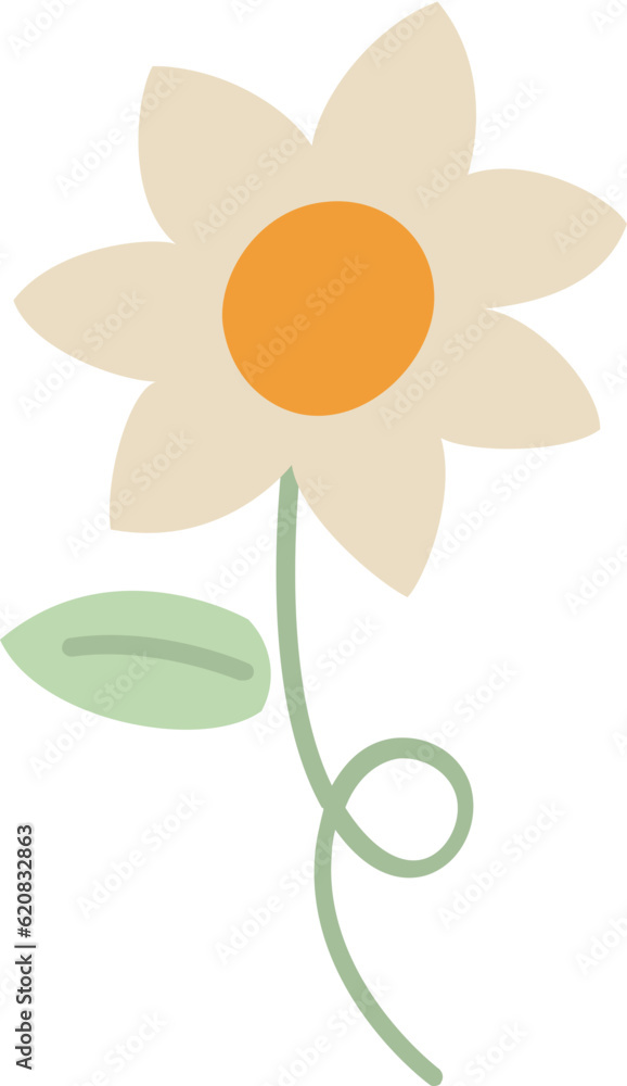 Flower icon, Flower icon simple cartoon style. Flower icon, Flower icon simple cartoon style.