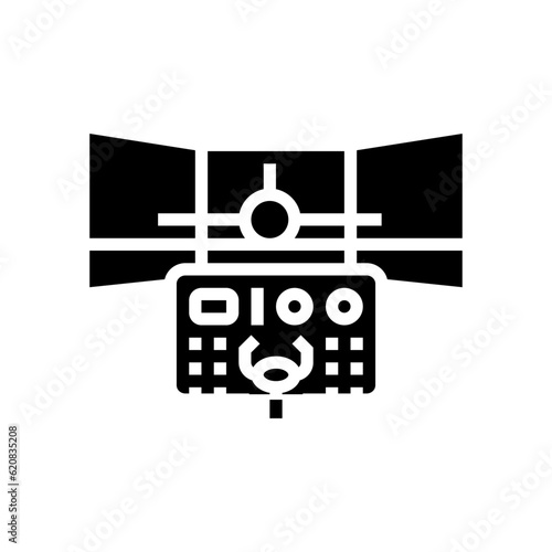 flight simulator aeronautical engineer glyph icon vector. flight simulator aeronautical engineer sign. isolated symbol illustration
