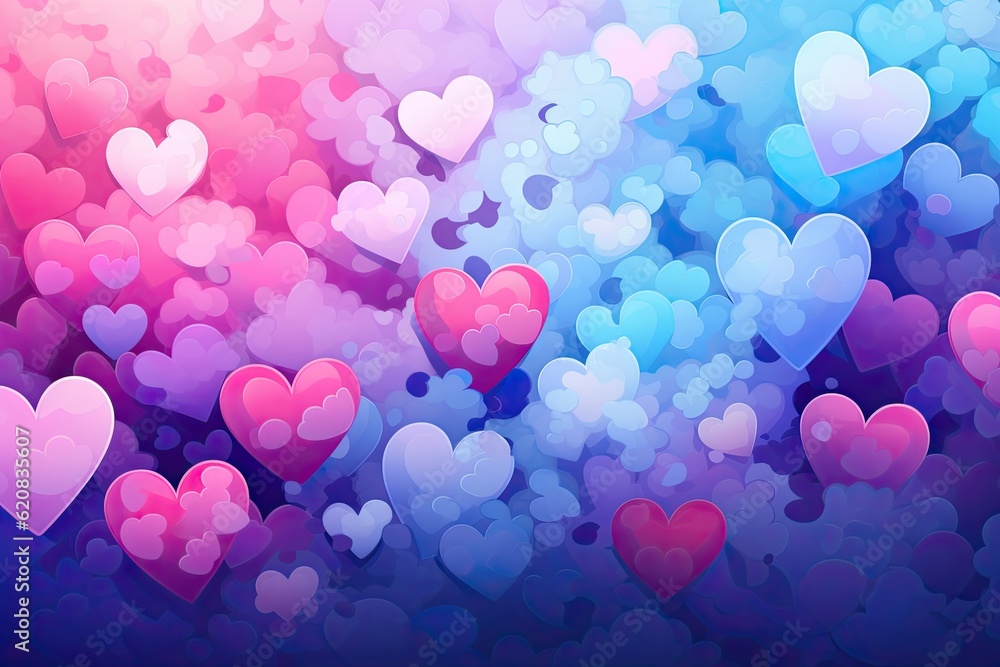 valentines wallpaper with many pink hearts. Colorful Heart wallpapers. cartoon style. valentines wallpaper with many pink hearts. Colorful Heart wallpapers. cartoon style.