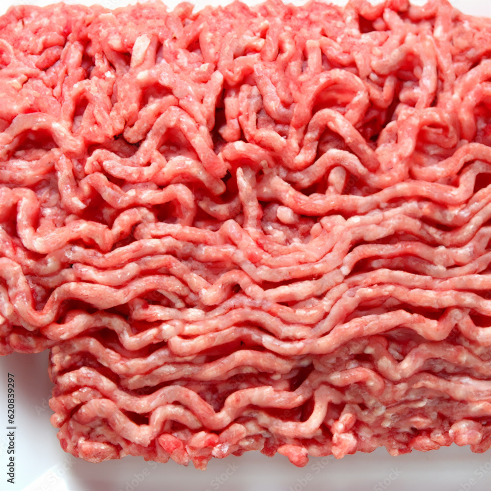 raw ground beef, delicious beef. Beef for hamburger raw ground beef, delicious beef. Beef for hamburger