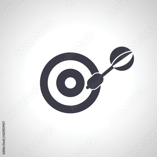 dart icon. dart board icon. archery board icon. target icon.