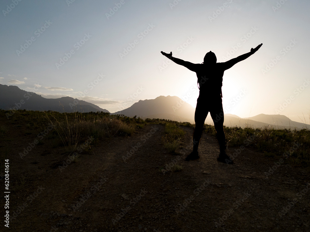 active person experiencing the joy of victory and success active person experiencing the joy of victory and success