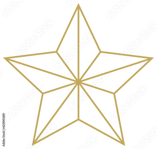 Weihnachtsstern abstrakt Kontur Vektor in Gold. Isolierter Hintergrund.
Symbol für Jesus Geburt.
Für Hintergründe, Kalender, Einladungen, Grußkarten etc.