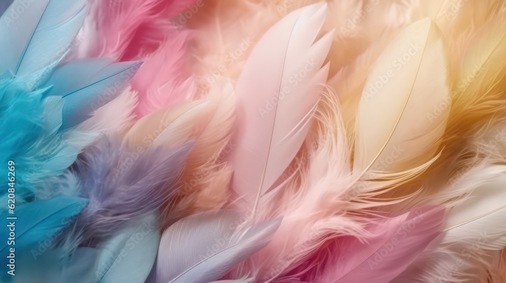 Pastell Farbe Feder abstrakten Hintergrund Pastell Farbe Feder abstrakten Hintergrund