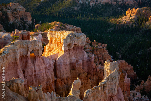 beautiful landscape in Bryce Canyon with magnificent Stone formation