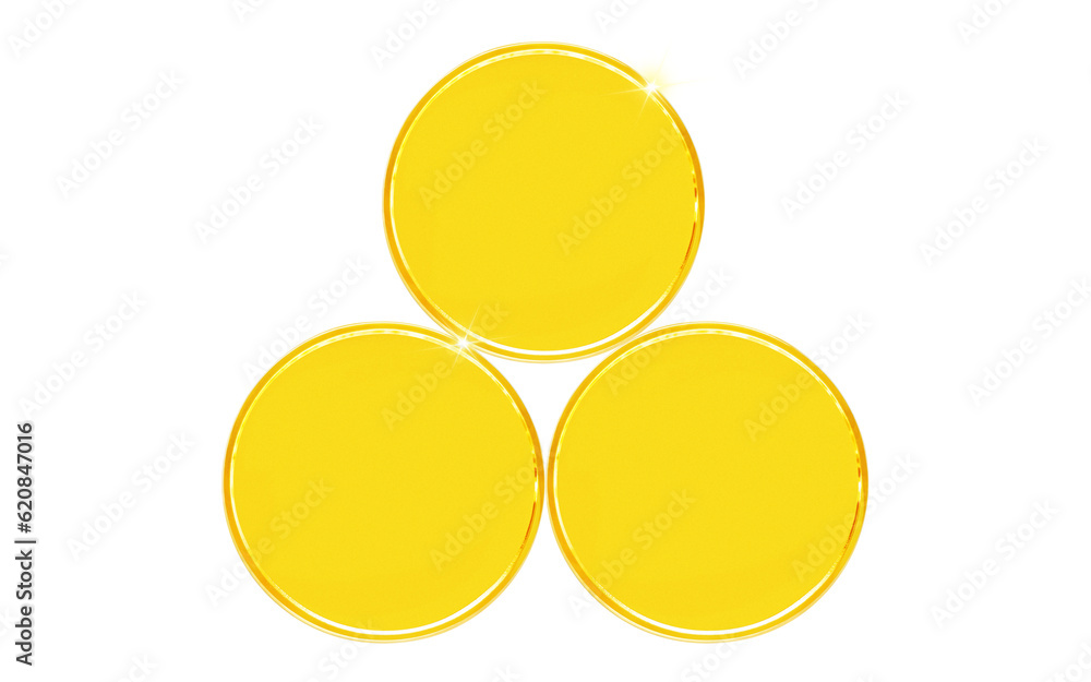 Blank template for gold coin or medal with metal texture Stock Photo ...