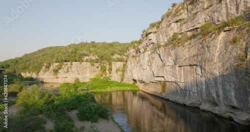 Wallpaper Mural Aerial view of the Gorges of the Chassezac in Ardèche, France Torontodigital.ca