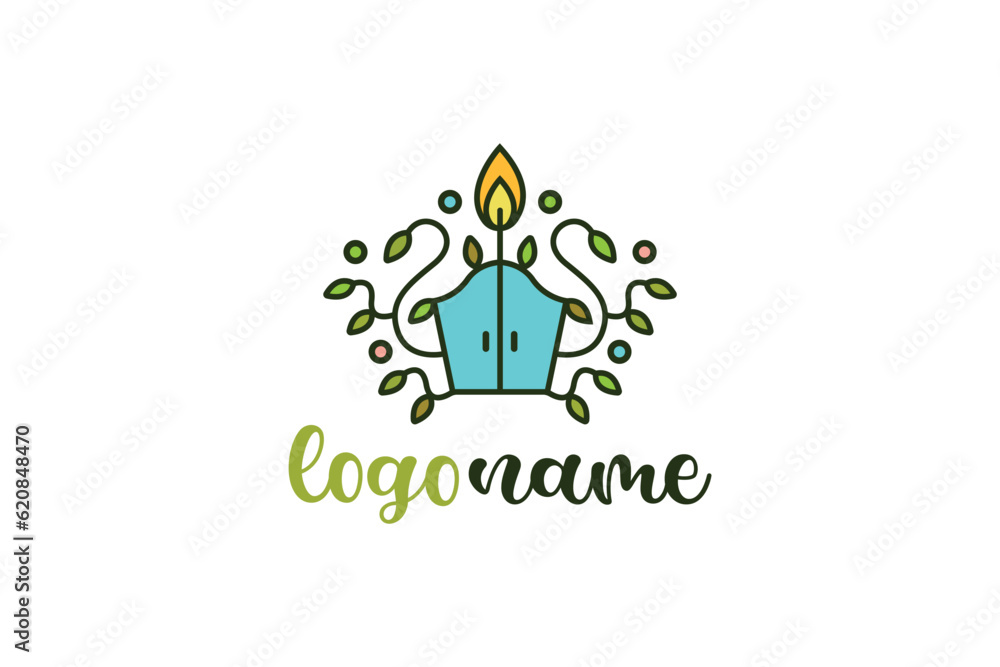 Creative logo design depicting a gate with leaves - Logo Design Template
Creative logo design depicting a gate with leaves - Logo Design Template
