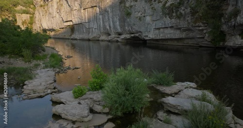 Wallpaper Mural Aerial view of the Gorges of the Chassezac in Ardèche, France Torontodigital.ca