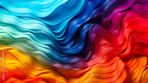 Color Explosion: Abstract Multicolored Background for Advertising or Design