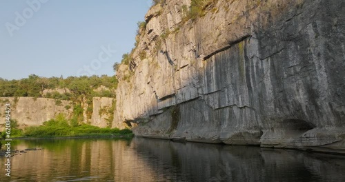 Wallpaper Mural Aerial view of the Gorges of the Chassezac in Ardèche, France Torontodigital.ca