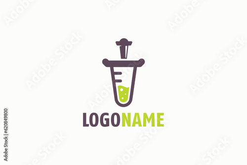 Sword Lab Logo Design - Logo Design Template	
