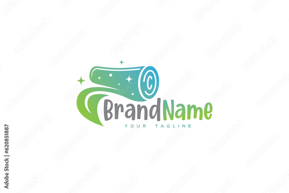 Rug Logo Design Carpet Logo Design Template Stock Vector Adobe Stock