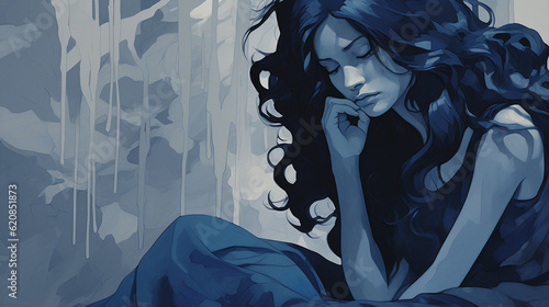 Femme en dépression