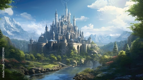 Majestic castles rise from the lush valleys, echoing tales of legendary heroes and their extraordinary quests. Generative AI