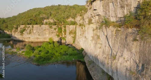Wallpaper Mural Aerial view of the Gorges of the Chassezac in Ardèche, France Torontodigital.ca
