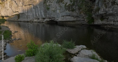 Wallpaper Mural Aerial view of the Gorges of the Chassezac in Ardèche, France Torontodigital.ca