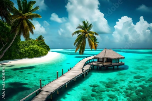 Tropical island of Maldives © DESIRED_PIC