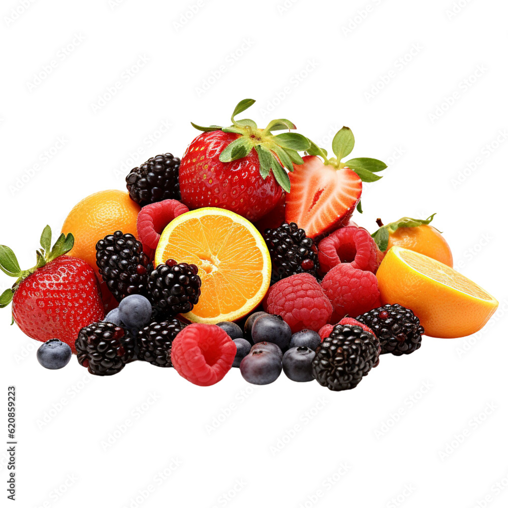 fruit on a white background fruit on a white background