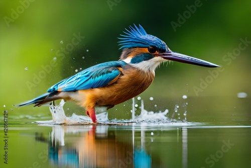 kingfisher on the branch © Ghazanfar