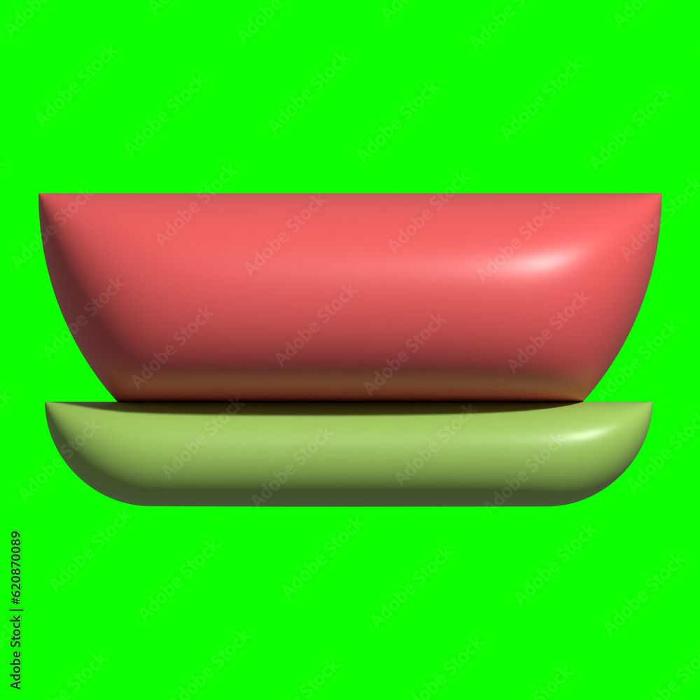 3D Kitchen Set Elements Assets with Greenscreen Background 3D Kitchen Set Elements Assets with Greenscreen Background
