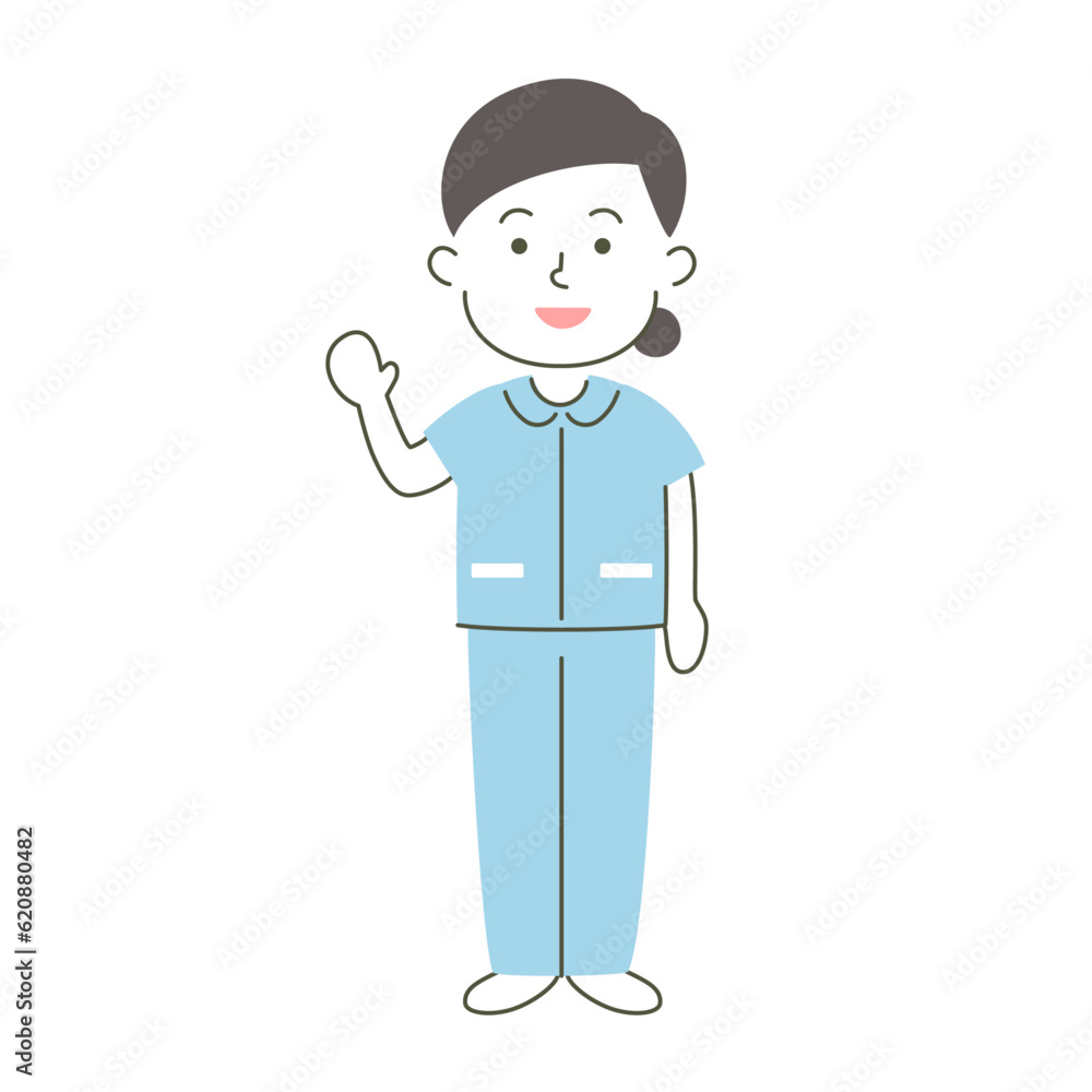 woman, nurse, medical care, simple, simple substance, human, illustration, vector, guidance, smile, raising hand, visit woman, nurse, medical care, simple, simple substance, human, illustration, vector, guidance, smile, raising hand, visit