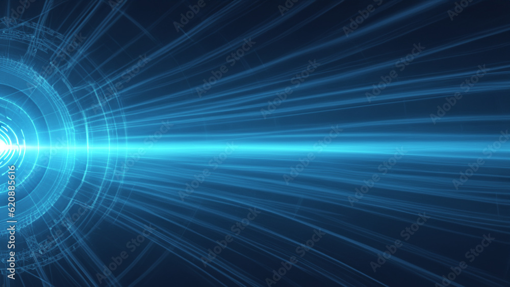 Panoramic high speed technology concept, light abstract background Panoramic high speed technology concept, light abstract background
