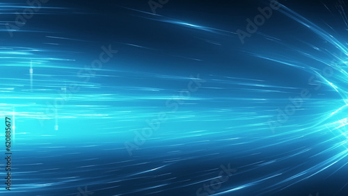 Panoramic high speed technology concept  light abstract background