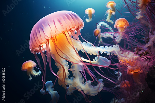 jellyfish in the sea © AGSTRONAUT