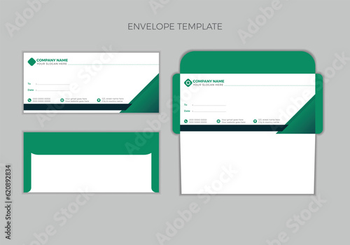 Vector corporate envelope design template
