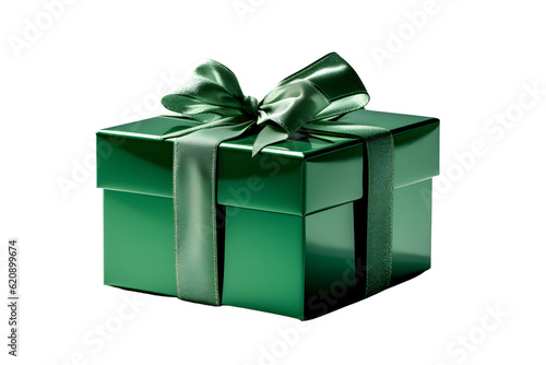 green box with ribbon