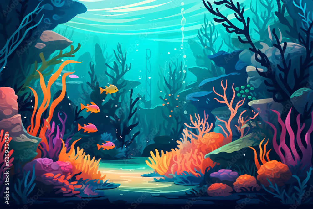  under the sea background for conference