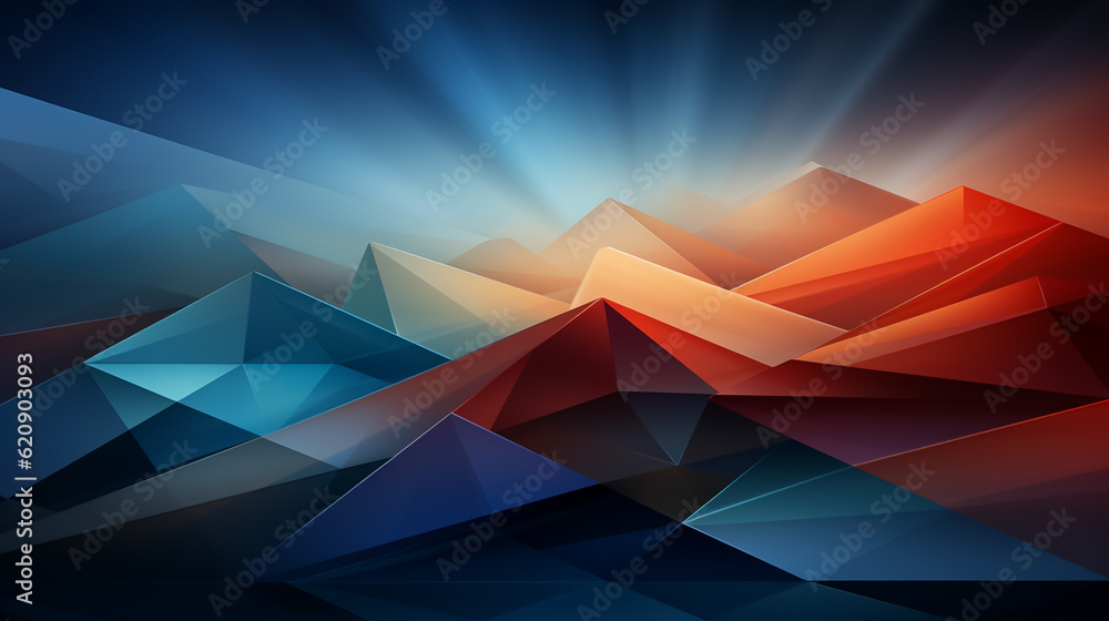 Abstract background, a minimalist wallpaper with a combination of geometric shapes and gradients Abstract background, a minimalist wallpaper with a combination of geometric shapes and gradients