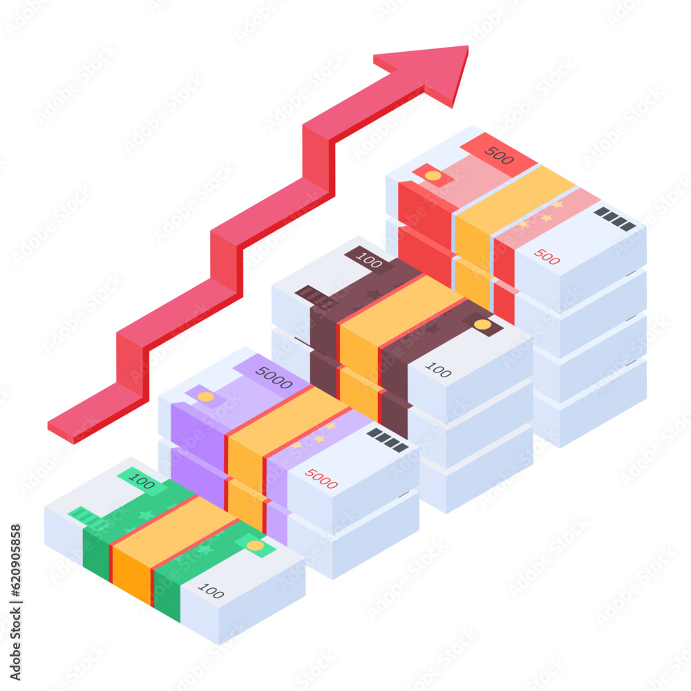 Investment Growth Isometric Icons
Investment Growth Isometric Icons