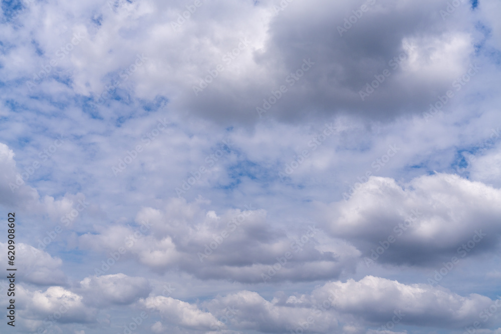 blue sky background with many clouds. Panorama blue sky background with many clouds. Panorama