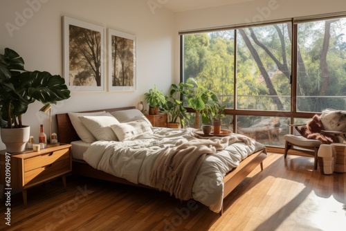 Modern Bedroom Interiors  Generative AI