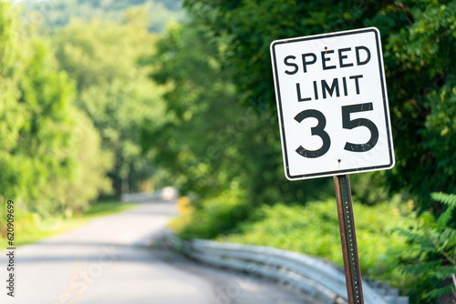 35mph Speed Limit Sign