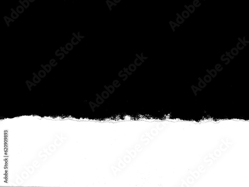Photography Torn paper edge isolated. Vintage paper element