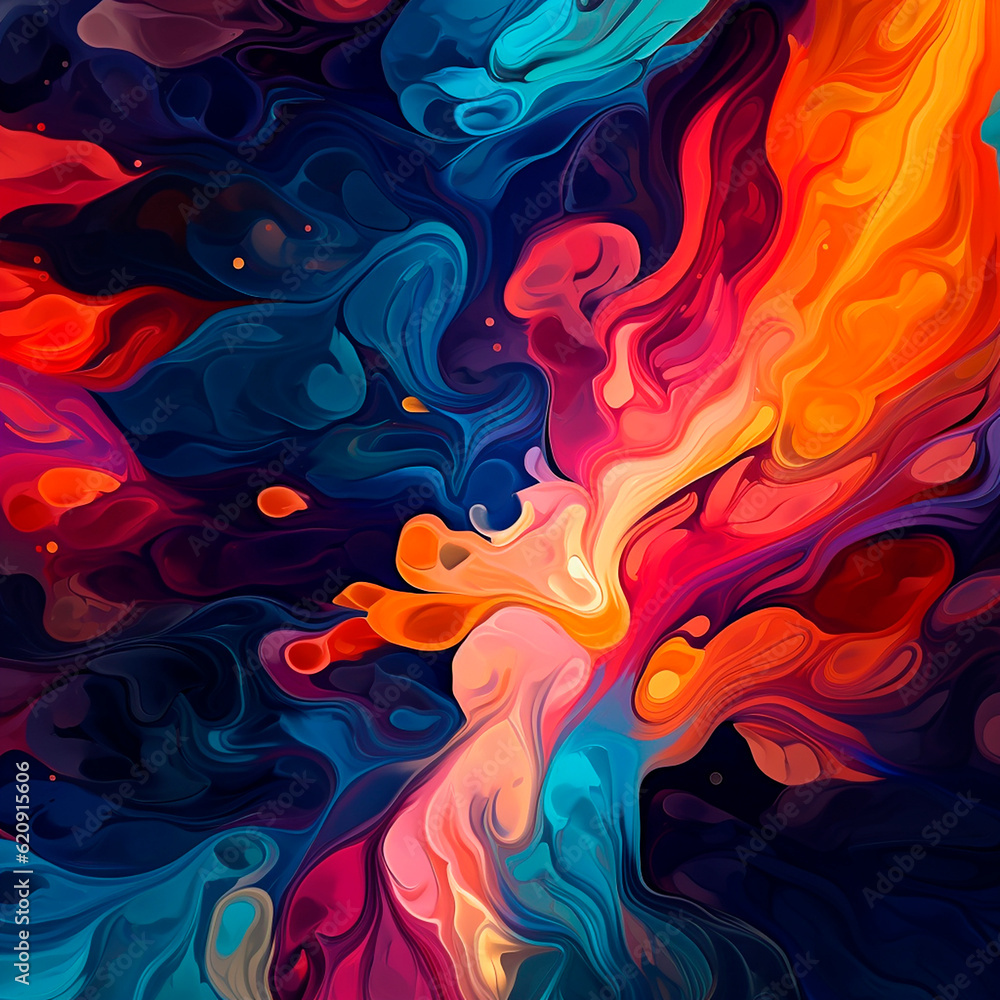 splash in the water wallpaper created with Generative Ai