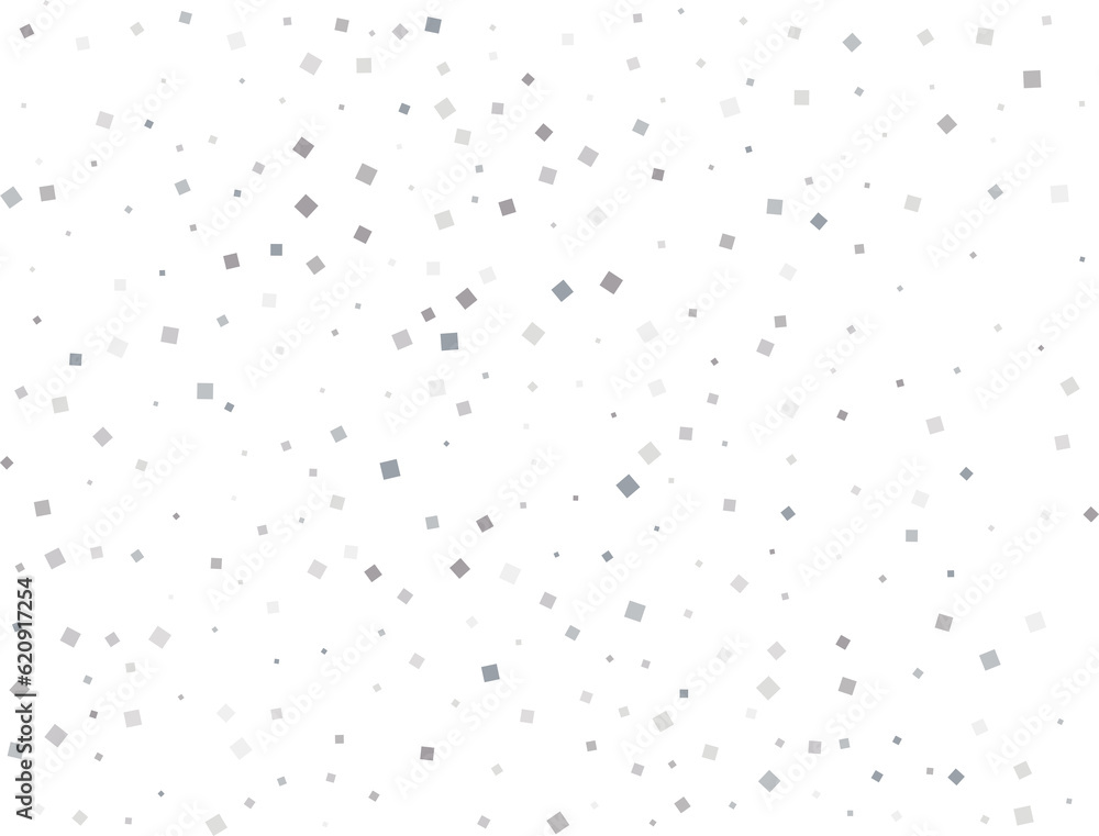 Magic Silver Square Confetti Magic Silver Square Confetti