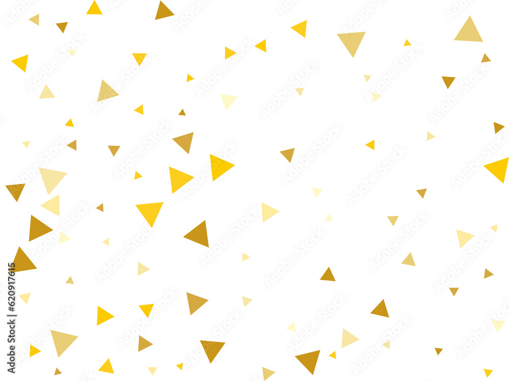 Golden Triangular Confetti Golden Triangular Confetti