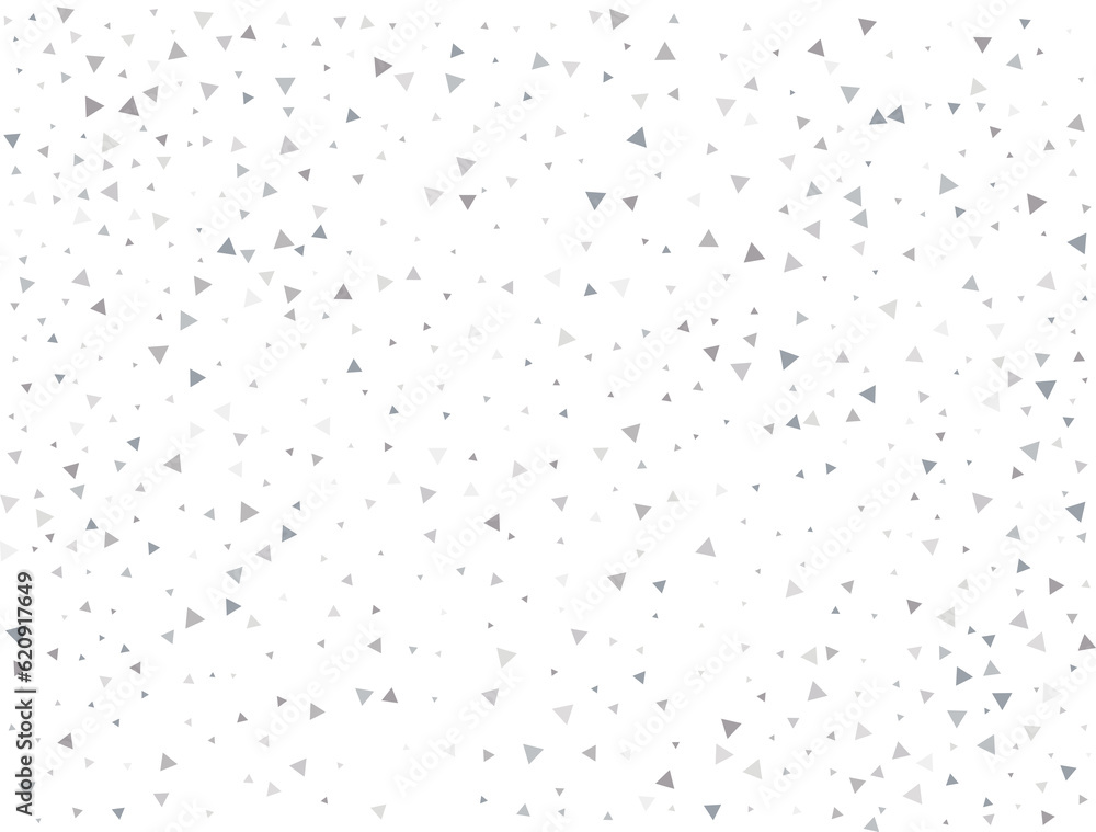 Birthday Silver Triangular Confetti Birthday Silver Triangular Confetti